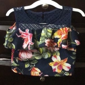 Shirt and skirt matching set